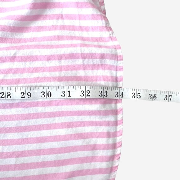 Victorias Secret Pink & White Striped Button-Up Long Sleeve Nightshirt Size S - Picture 13 of 13